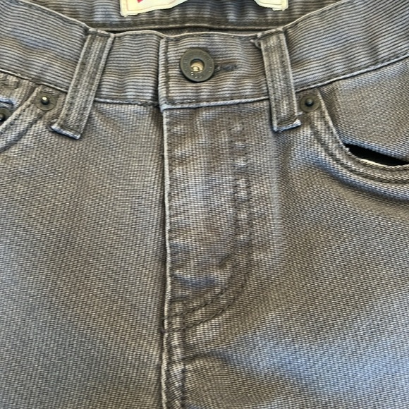 Boys Levi’s 511 size 10 regular gray corduroy textured. I’m skinny jeans. - Picture 3 of 8